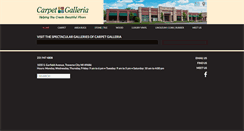 Desktop Screenshot of carpetgalleria.com