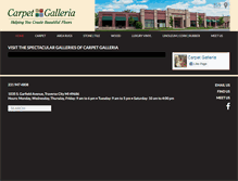 Tablet Screenshot of carpetgalleria.com